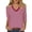 Red#9527, variant on CONZONE Womens Summer T-Shirts 3/4 Sleeve T Shirts for Women Casual V Neck Striped Lightweight Tees Soft Cozy Dailywear