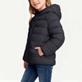 thumbnail image 5 of Lmnyox Kid's Puffer Coats Casual Thermal Long Sleeve Quilted Puffy Hooded Jackets Winter Outdoor Coats with Pockets, 5 of 8