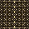 thumbnail image 1 of Ahgly Company Indoor Square Patterned Night Black Area Rugs, 4' Square, 1 of 6