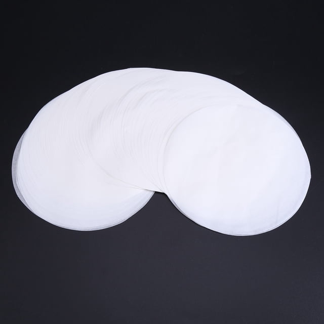 6/8/10 Inch Barbecue Mat, Raw Wood Pulp Round Barbecue Paper, for Baking Pan Hot Dogs And Other Oil-Repellent Food Kitchen Accessory
