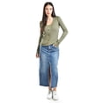 thumbnail image 1 of Sueter acanalado con botones Roman Fashion /Juvenil, 3157 (Verde militar) verde G, 1 of 5