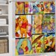 thumbnail image 5 of Juego de 4 cortinas de ducha de Winnie The Pooh con alfombrillas antideslizantes, tapa de inodoro y alfombrilla de baño, cortina de ducha impermeable con dibujos animados para niños con 12 ganchos,, 5 of 8