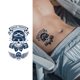 thumbnail image 3 of (Juego Combinado ZB 37 ​​​​38 42 51) 4 Uds. Pegatinas Tatuaje Jugo Semipermanentes Serie Personajes Calavera 115x160mm Pegatinas Tatuaje Corporal, 3 of 9