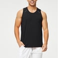 thumbnail image 4 of Sngxgn Mens Sleeveless Tank Tops Workout Cut Off Shirts Gym T Shirts(Black,XL), 4 of 6