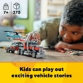 thumbnail image 5 of LEGO Creator 3 in 1 Flatbed Truck with Helicopter Toy, Transforms from Flatbed Truck Toy to Propeller Plane to Hot Rod and SUV Car Toys, Gift Idea for Boys and Girls Ages 7 Years Old and Up, 31146, 5 of 9