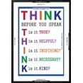 thumbnail image 5 of Art.com Think Before You Speak Education Art Print, Black Frame Wall Art, 23" x 29", 5 of 5