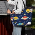 thumbnail image 6 of Rocae Planets and Stars for Large Women's Waterproof Beach Bag Tote with 7 Pockets Pool Bag for Travel Gym Vacation, 6 of 6