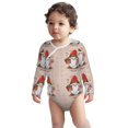 thumbnail image 2 of Xecao Christmas Gnome star Print Baby unisex-baby Cotton Long-sleeve Bodysuits-18 Months, 2 of 6