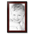 thumbnail image 1 of ArtToFrames 13x22" Matte mahogany Diploma Picture Frame, Brown Wood Poster Frame, with Regular Acrylic and 2 (FBPL-5108), 1 of 6