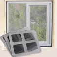 thumbnail image 4 of Kit De De Reparación De Pantalla De Agujero De Ventana De Puerta De Mosca Antiinsectos 10x10cm Black Mesh-30pcs Macarena Parche de reparación autoadhesiva, 4 of 7