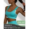 thumbnail image 4 of 2 Piece Women's Workout Set High Waisted Yoga Shorts Activewear Outfit Butt Lifting Sports Set Tummy Control Fitness Gym Pilates Training Clothes, 4 of 6