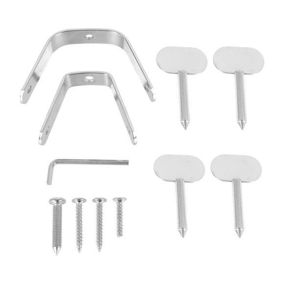 Creative Ham Holder Stainless Steel Stand for Storage Use Silver Easy to Clean and Install 1 Set