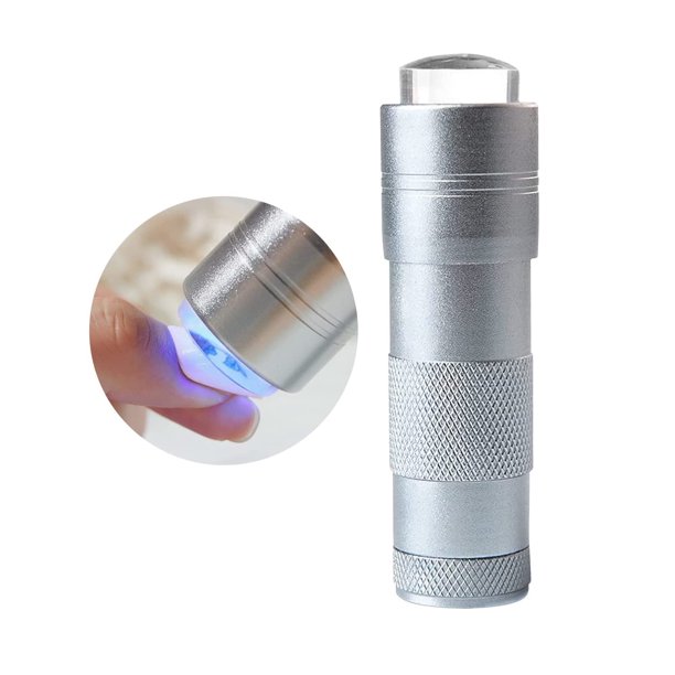 Mini secador de uñas con luz ultravioleta para uñas, mini prensador de lámpara de uñas LED ultravioleta con cabezal de silicona, luz ultravioleta pequeña portátil para uñas de gel, accesorios de uñas Namotu CZMR-ZC386-4