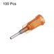 thumbnail image 3 of Aguja de dispensación de punta roma Uxcell para pistola de pegamento líquido, 15G 1/4", 100 piezas (Ámbar), 3 of 5