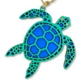 thumbnail image 5 of Sea Turtle Coastal Christmas Tree Ornament, Handcrafted Wood Holiday Keepsake, 5 of 6