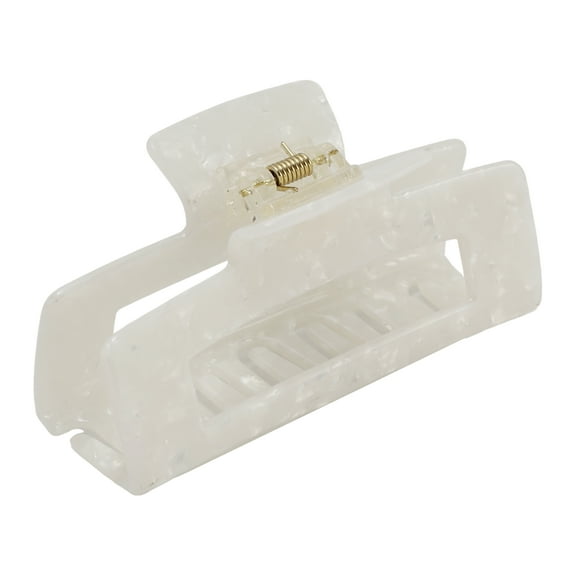 Hair Caw Clips Tortoise Hair Clips Large Hair Claw Clips Hair Barrettes for Women Pear White