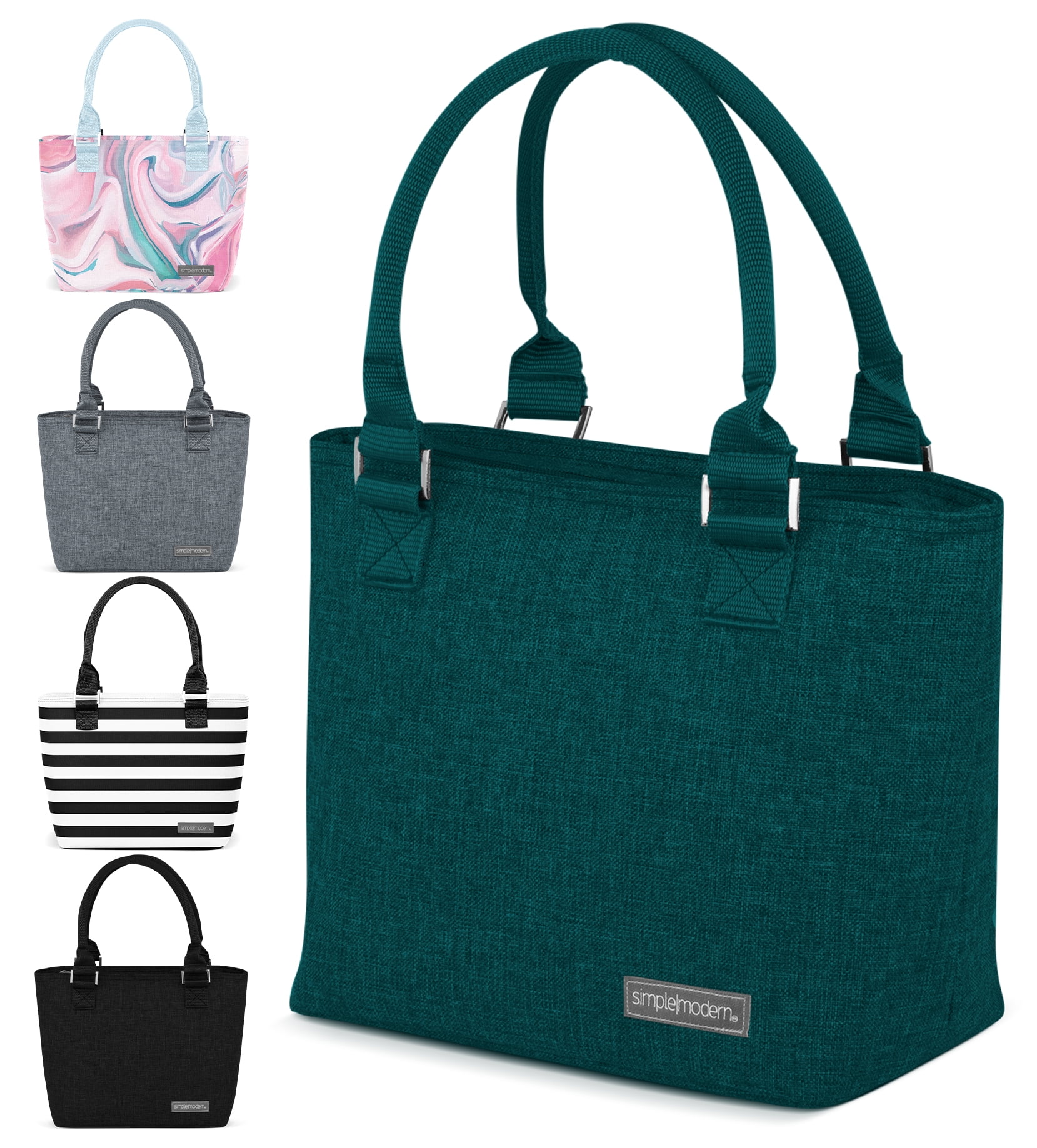 Simple Modern 4L Cara Lena Lunch Bag for Women - Blue Insulated Lunch