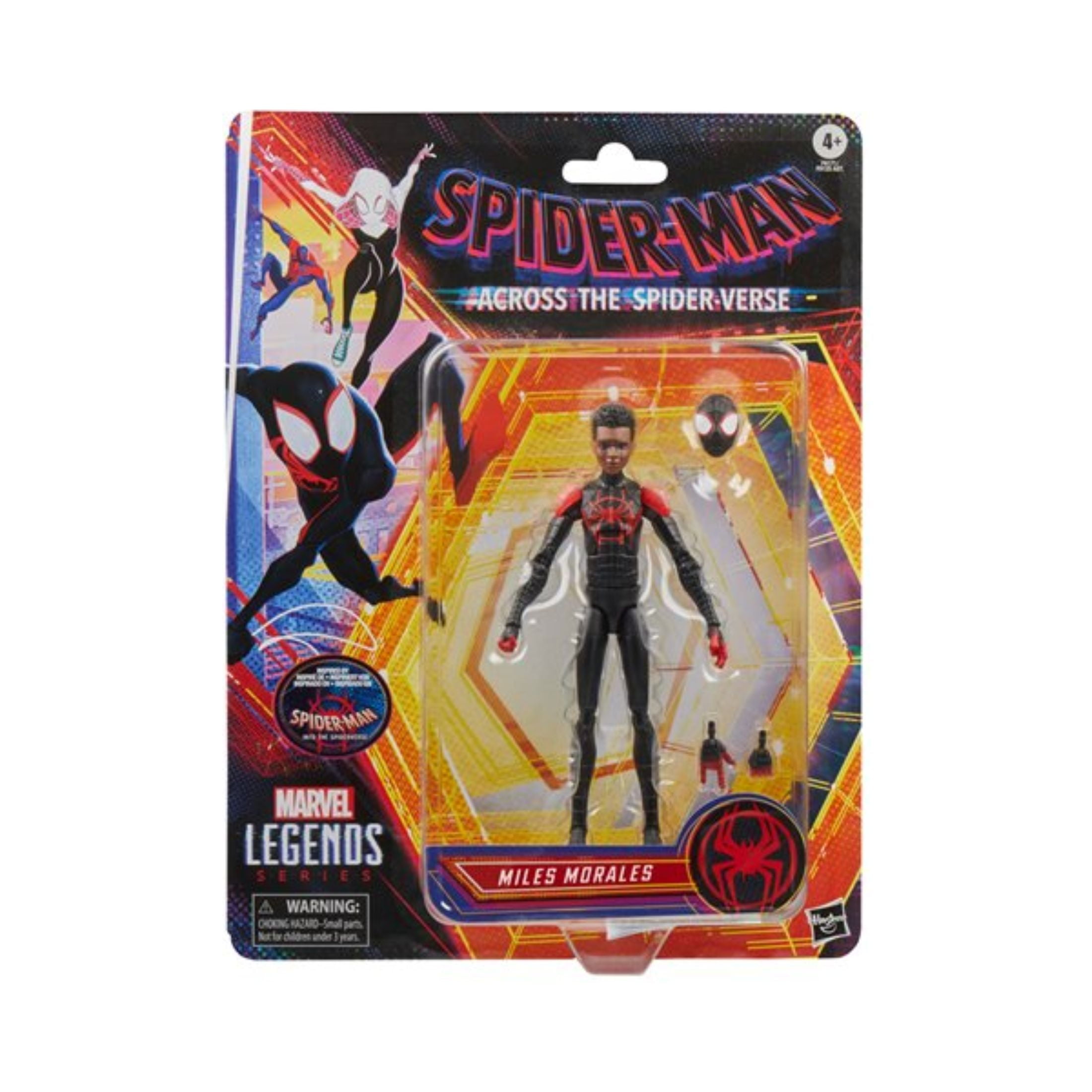 Marvel Legends Series Miles Morales, Spider-Man: Into the Spider-Verse Collectible Action Figure (6”)