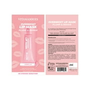 Vitamasques Overnight Lip Mask Plump & Repair, for All Skin Types, Vanilla, One Count (10 ml)