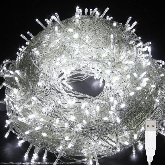 LED Fairy Lights, 10M 80LED Indoor Twinkle Fairy Lights USB Outdoor Rope Fairy String Lights for Party, Wedding, Chirstmas Tree, Patio,Decoration