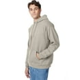 thumbnail image 4 of Hanes EcoSmart Unisex Fleece Hoodie (Big & Tall Sizes Available) Sand L, 4 of 5