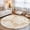 Beige, variant on Blue Coral Washable Area Rug 2 x 3 ft Coastal Ocean Beach Summer Nautical Modern Soft Non Slip Rugs Stain Repellent Indoor Felt Carpet for Living Dining Room Bedroom Home Office
