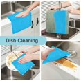 thumbnail image 2 of Ryvnso Sky Blue Kitchen Towels Dish Clothes for Drying Dishes Cleaning Absorbent Set of 6, 2 of 9