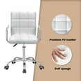 thumbnail image 5 of Furmax Task Chair with Swivel & Adjustable Height, 260 lb. Capacity, White, 5 of 7