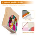 thumbnail image 5 of Yayeee Napkin Holder for Table Kitchen Paper Tissue Organization, Abstract Geometric Pattern, 5 of 8