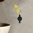 thumbnail image 2 of Adhesivo sin perforación de metal jarrón de pared de estilo nórdico decoración de pared de macizo de maceta de pared para sala de estar, 2 of 5