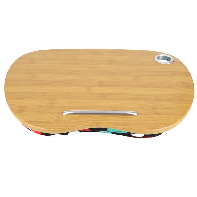 Cloth Cover Laptop Table, Soft Small In Size Practical Beautiful Laptop Cushion Desk, for Outdoor Travel Office Staff Colorful,Flower-Pattern,Ocean Green