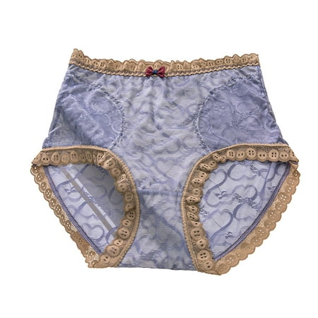 

Gubotare Boxer Briefs For Women Women Lingerie G String Briefs Underwear Panties T String Thongs Purple L