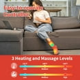 thumbnail image 3 of YOPTOP USB-Powered Electric Heating Ankle & Foot Wrap - 3 Heat Settings  Polyester & Carbon Fiber  Stylish Men‘s Accessory,Black,Heating massage type, 3 of 7