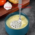 thumbnail image 3 of Clearance Items,npkgvia Blenders For Kitchen,Food Blender,Smooth Mashed Potato Crusher Pressed Potato Masher Puree Juice Maker Potato Pusher Fruit Tools Kitchen Accessories,Cookware,Silver, 3 of 5