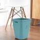 thumbnail image 5 of Cubo de basura de cocina sin tapa, de plástico, para el hogar, con forma de cubo, para sala de estar, grande, con anilla de presión, para baño, 5 of 6