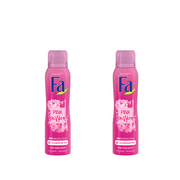Pack Of 2 FA Pink Passion Spray Deodorant 150ml (Pink Rose Scent)