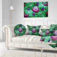 thumbnail image 3 of Designart Green Fractal Exotic Planet - Abstract Throw Pillow - 12x20, 3 of 5