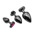 thumbnail image 5 of Tapón anal de metal de color pistola con forma de corazón, expansor anal, alternativa para sexo adulto, masturbación sexual, 5 of 5