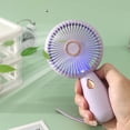 thumbnail image 1 of Fiudx Ventilador de Mano, Ventilador Personal Compacto de Viaje, Ventilador Portátil de Gran Capacidad y Carga Rápida, Mini Ventilador de Funcionamiento Silencioso, Uso Diario para Actividades Al Air, 1 of 6