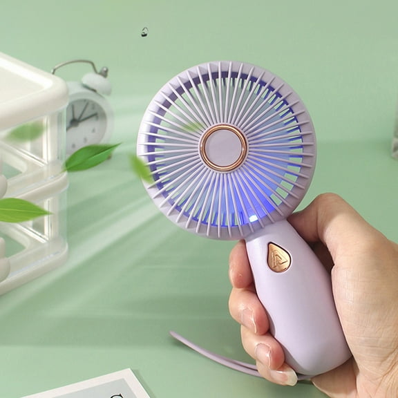 XGFHYJEH Hand Held Fan, Mini Fan Handheld, Hand Held Fan Rechargeable, Portable Folding Hand Held Cooling Fan