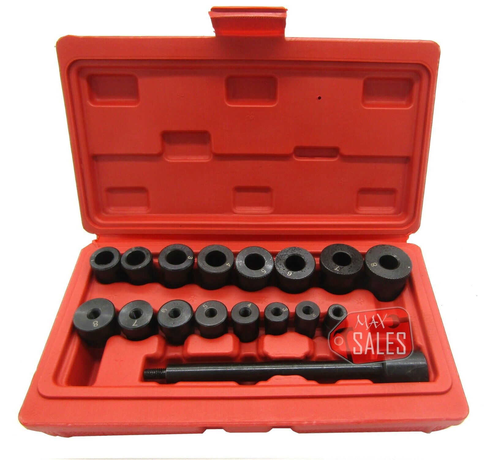 UNIVERSAL CLUTCH ALIGNMENT TOOL 17PC SET HAND BEARING TRANSMISSION KIT