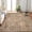 Beige Camel, variant on Area Rugs for Living Room Bedroom, Large Washable Rug, Vintage Floral Boho Non Slip Low Pile Carpet Indoor Dining Room Kids Room Grey 5 * 7 ft