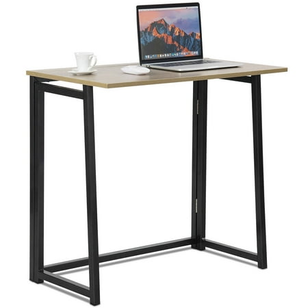 Gymax Folding Computer Desk Table Laptop Pc Writing Study Workstation Office Furniture Walmart Canada