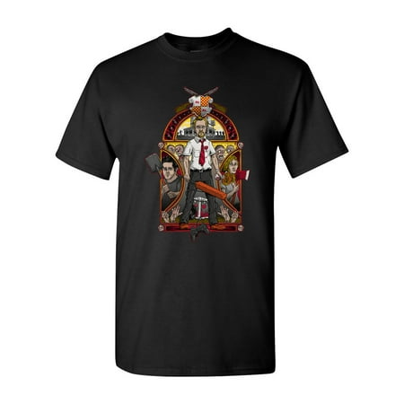 Nouveau Top - Shaun Of The Nouveau Art Zombies Salih Gonenli Artworks Funny DT Adult T-Shirt Tee