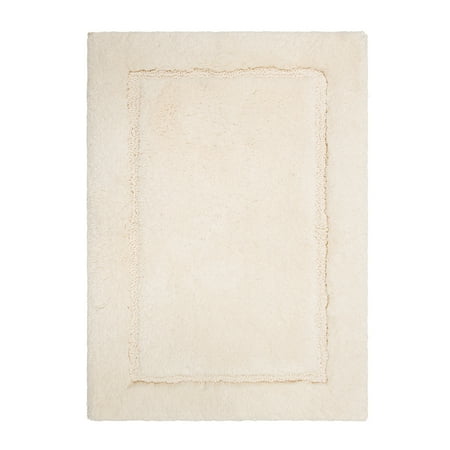 Mohawk Home Regency Plush Stain/Fade Resistant Non-Slip Machine Washable Bath Mat, Parchment, 2' 3" x 3' 9"
