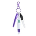 thumbnail image 1 of Uxcell Mini Highlighter Pen Set for Badge with Clip Purple, 1 of 7