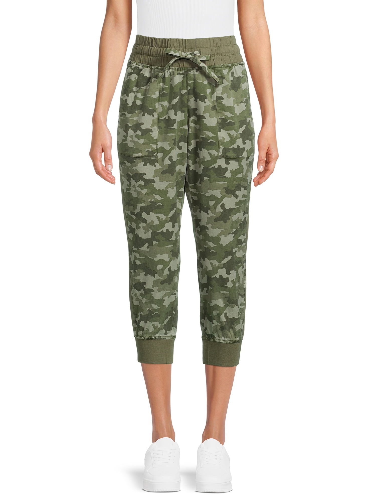 Relaxed Mid Rise Pull On Utility Jogger 