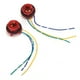 thumbnail image 5 of uds 12V 1157 adaptador de bombilla LED enchufe de arnés de cableado para luces de freno de señal de giro lámparas DRL rojas, 5 of 5