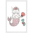 thumbnail image 1 of Marmont Hill Purrmaid 2 Framed Painting Print, 1 of 6