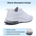 thumbnail image 4 of AOV GREEN LEAF Womens Wide Toe Box Walking Shoes Arch Support Plantar Fasciitis Running Tennis Sneakers Us 6-11, 4 of 7